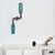Glass Gray/Blue Wall Sconce Light Wine Bottle 2 Lights Industrial Style Wall Mount Light for Living Room Blue Clearhalo 'Cast Iron' 'Glass' 'Industrial wall lights' 'Industrial' 'Middle century wall lights' 'Modern' 'Tiffany' 'Traditional wall lights' 'Wall Lamps & Sconces' 'Wall Lights' Lighting' 164551