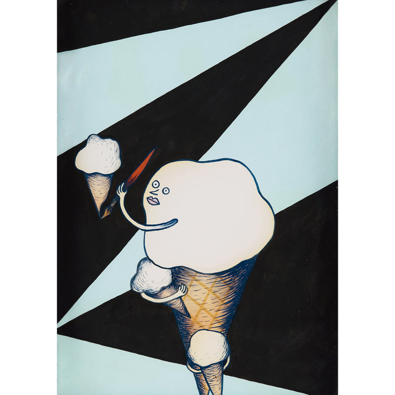 Figure Printed Wall Mural Modern Art Decorative Living Room Wall Covering, Custom Clearhalo 'Wall Decor' 'Wall Mural' 1646238