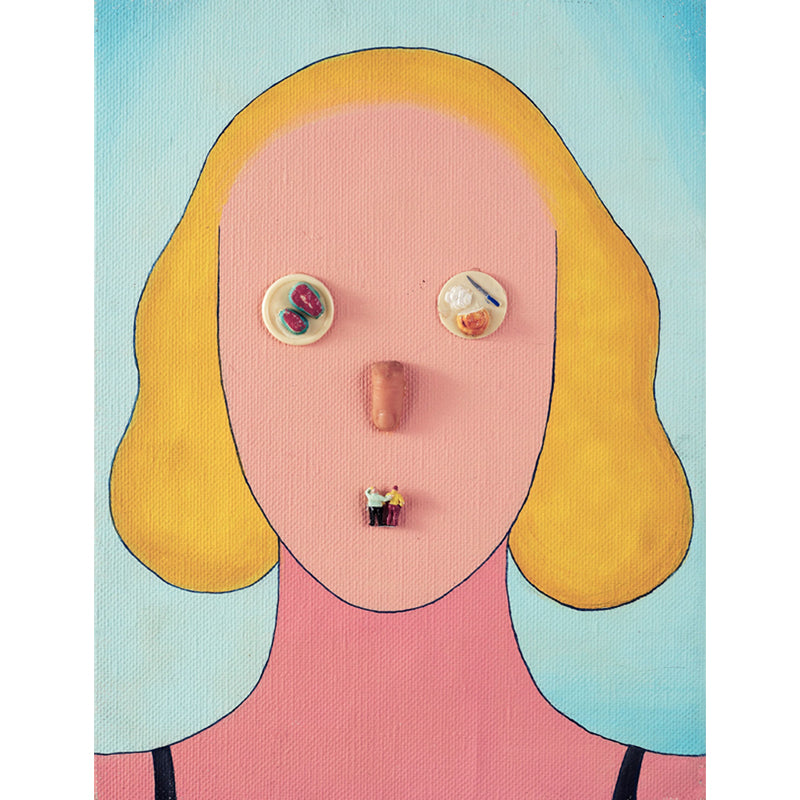 Figure Printed Wall Mural Modern Art Decorative Living Room Wall Covering, Custom Clearhalo 'Wall Decor' 'Wall Mural' 1646243