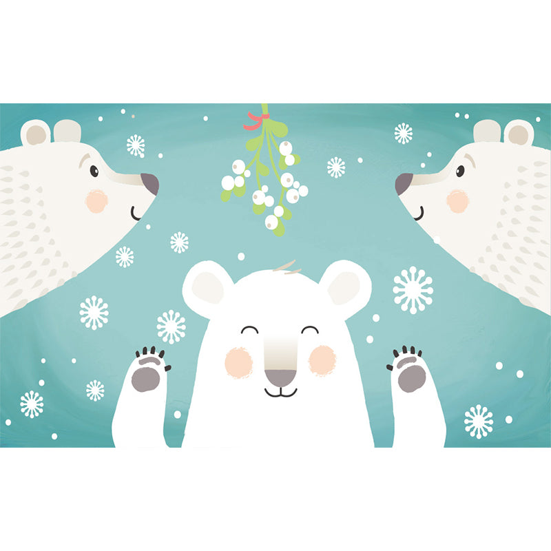 Delightful Cartoon Animals Wall Mural for Kids Room Spring Wall Decor, Customised Clearhalo 'Wall Decor' 'Wall Mural' 1646333