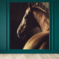 Extra Large Horse Mural Soft Color Non-Woven Wall Decor for Living Room, Personalised Clearhalo 'Wall Decor' 'Wall Mural' 1646436