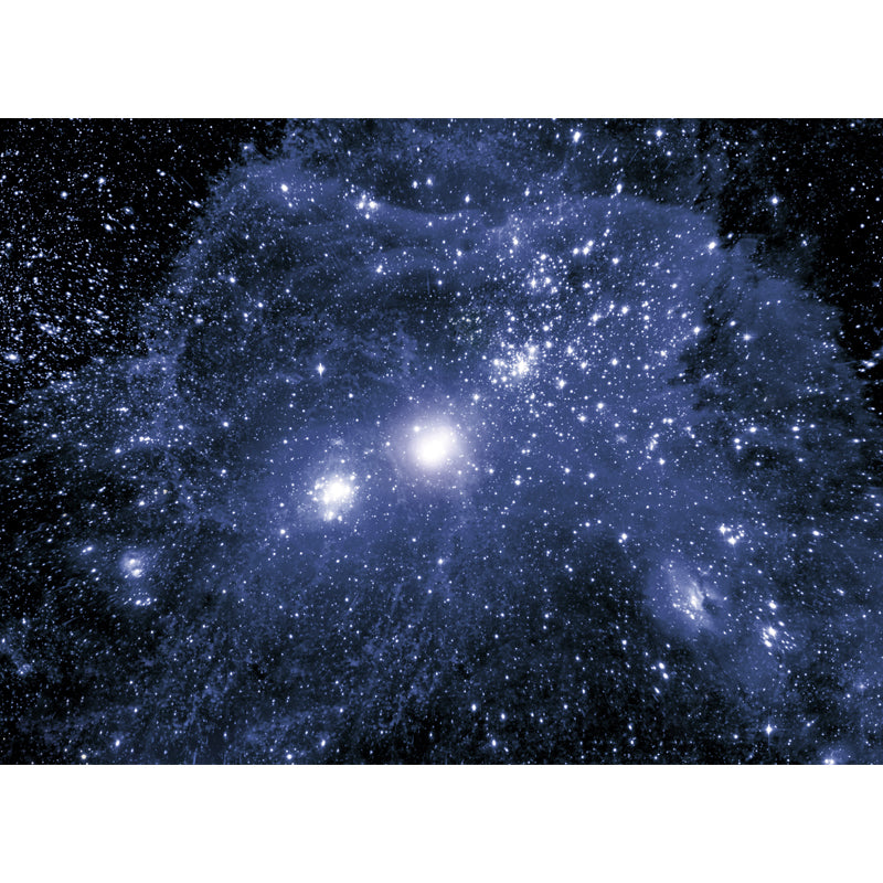 Large Constellations Scene Wall Mural Modern Outer Space Wall Covering in Purple Clearhalo 'Wall Decor' 'Wall Mural' 1646468