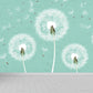 Giant Dandelion Mural Decal Light Color Non-Woven Wall Art for Wall Decor, Made to Measure Clearhalo 'Wall Decor' 'Wall Mural' 1646506