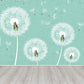 Giant Dandelion Mural Decal Light Color Non-Woven Wall Art for Wall Decor, Made to Measure Clearhalo 'Wall Decor' 'Wall Mural' 1646507