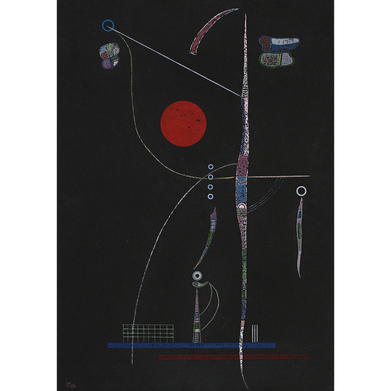 Circular Printed Mural Decal Modern Art Non-Woven Texture Wall Covering in Pastel Color Clearhalo 'Wall Decor' 'Wall Mural' 1646548