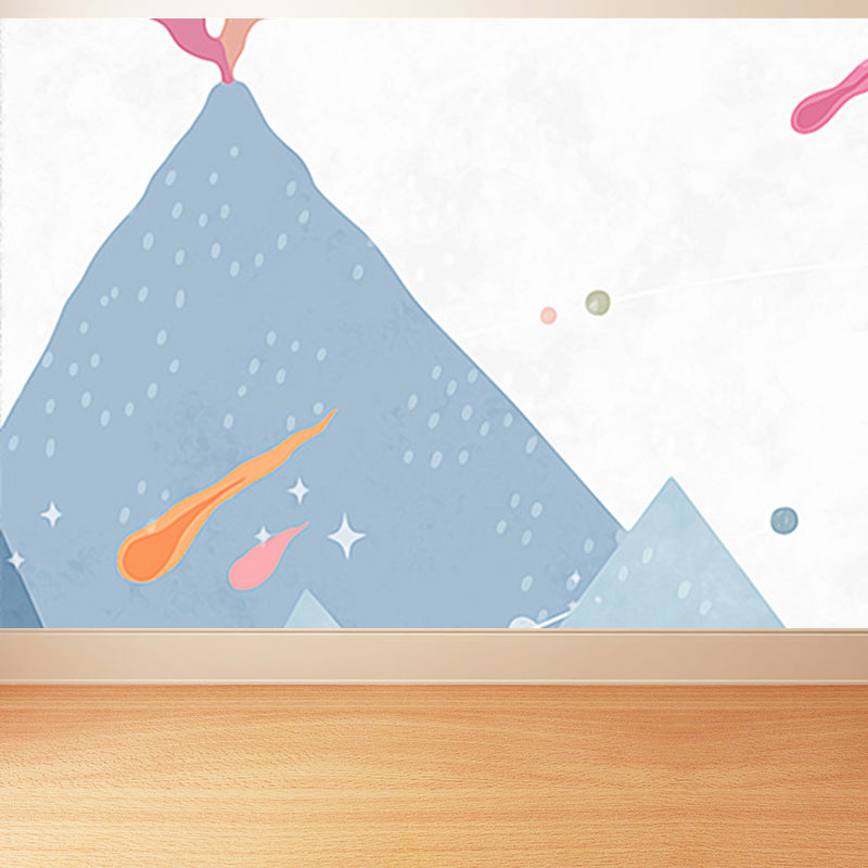 Stain Resistant Cartoon Print Mural Non-Woven Children's Art Wall Decor for Kids Room Clearhalo 'Wall Decor' 'Wall Mural' 1646572