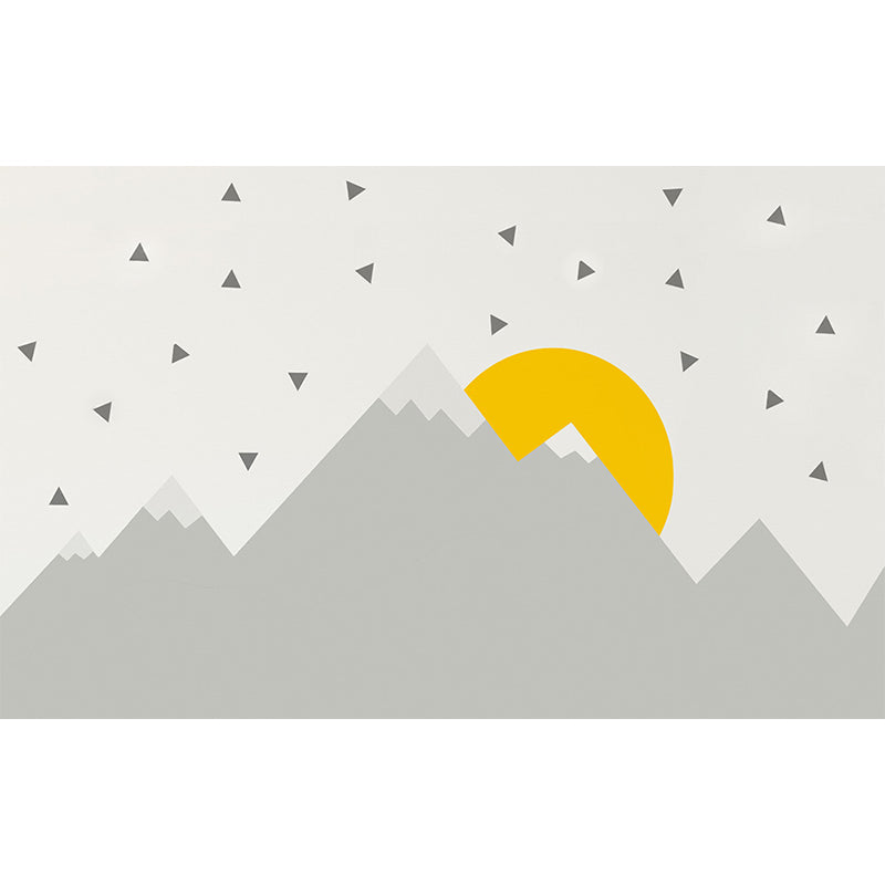 Stain Resistant Cartoon Print Mural Non-Woven Children's Art Wall Decor for Kids Room Clearhalo 'Wall Decor' 'Wall Mural' 1646583