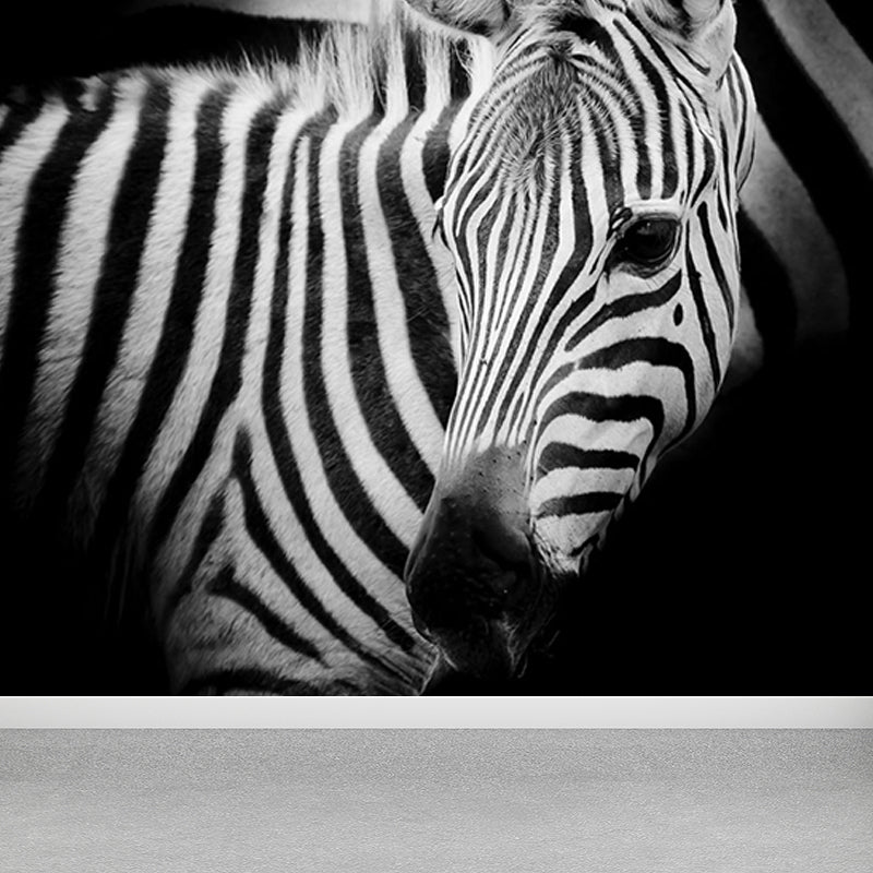 Contemporary Mural Wallpaper for Bedroom Full Size Wall Covering in Pastel Color Clearhalo 'Wall Decor' 'Wall Mural' 1646792