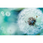 Dandelion Mural Decal Soft Color Decorative Wall Art for Dining Room, Made to Measure Clearhalo 'Wall Decor' 'Wall Mural' 1646828