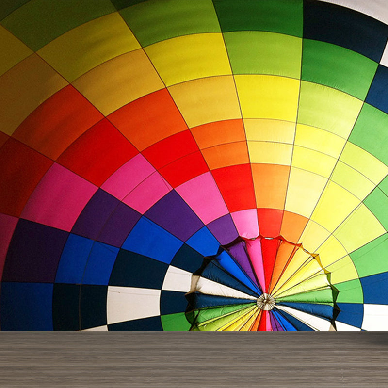 Colored Geometric Pattern Mural Decal Contemporary Non-Woven Material Wall Covering Clearhalo 'Wall Decor' 'Wall Mural' 1646920