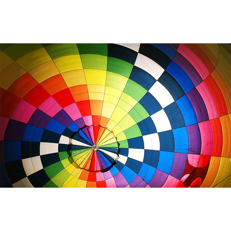 Colored Geometric Pattern Mural Decal Contemporary Non-Woven Material Wall Covering Clearhalo 'Wall Decor' 'Wall Mural' 1646922