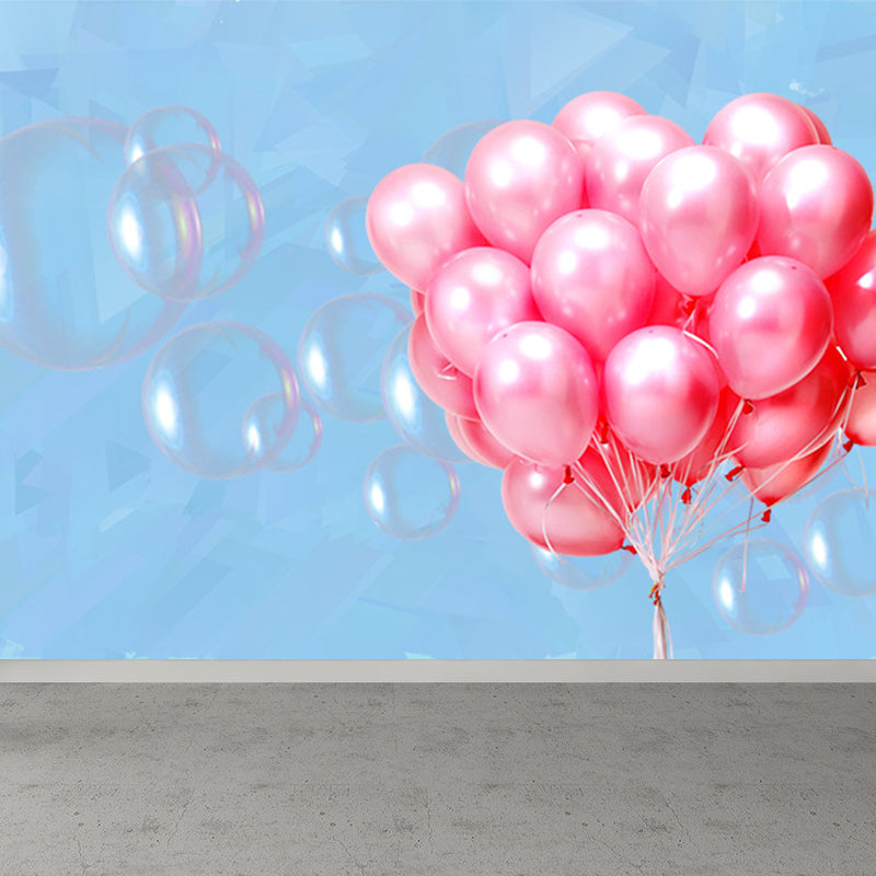 Modern Summer Printed Mural Decal Light Color Waterproofing Wall Decor for Bathroom Clearhalo 'Wall Decor' 'Wall Mural' 1646935