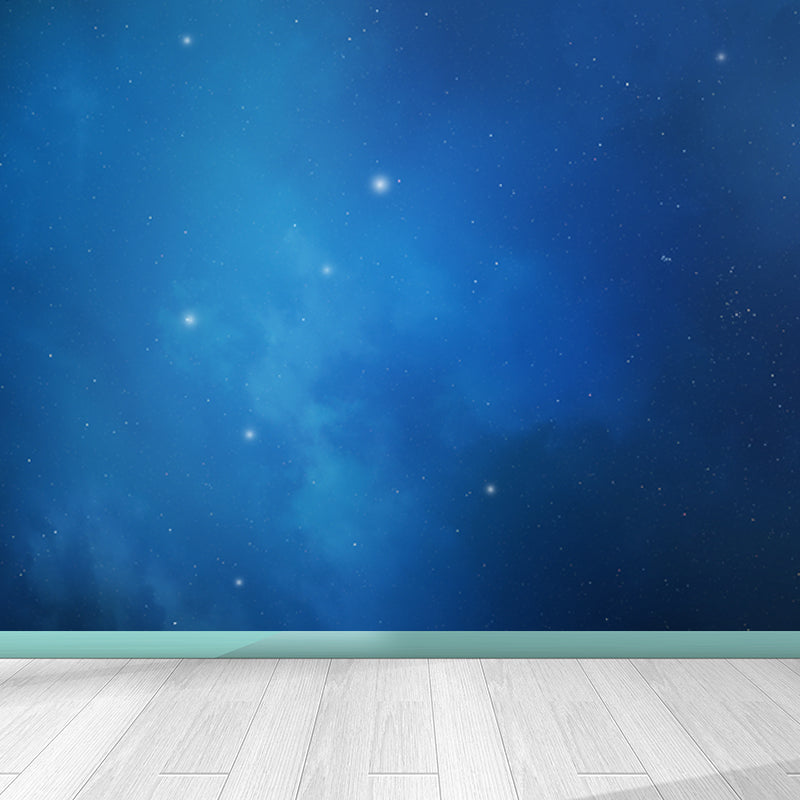 Supernatural Starry Sky Mural Wallpaper for Dining Room Universe Wall Art, Custom Clearhalo 'Wall Decor' 'Wall Mural' 1647101