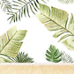 Light Color Diverse Leaves Mural Moisture Resistant Tropical Living Room Wall Covering Clearhalo 'Wall Decor' 'Wall Mural' 1647166