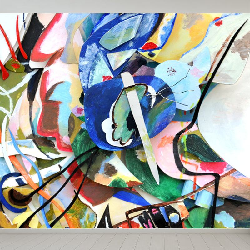 Multicolored Pattern Mural Decal Modern Artistic Non-Woven Material Wall Covering Clearhalo 'Wall Decor' 'Wall Mural' 1647235