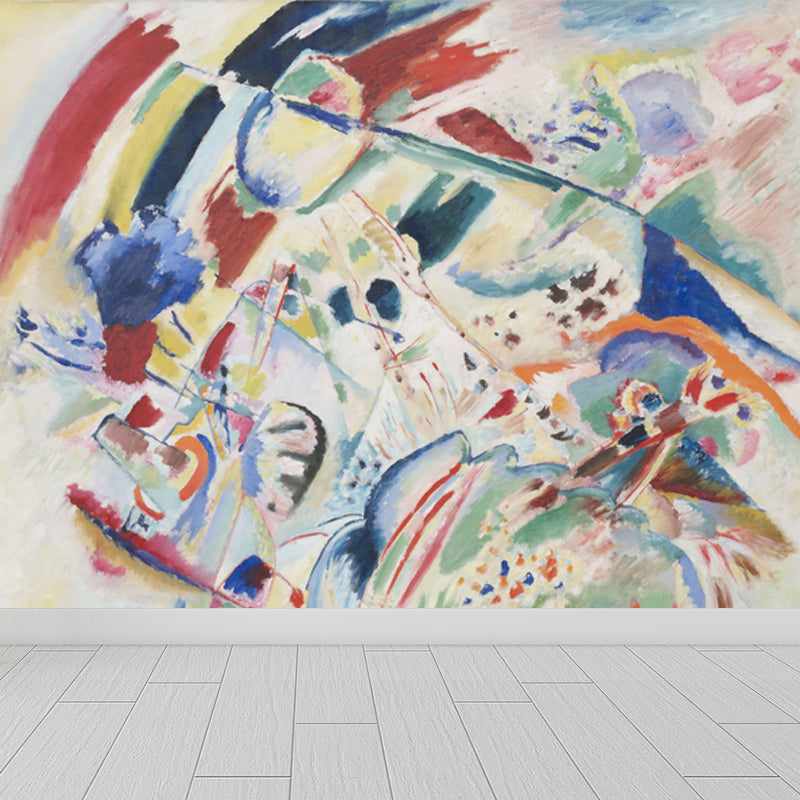 Multicolored Pattern Mural Decal Modern Artistic Non-Woven Material Wall Covering Clearhalo 'Wall Decor' 'Wall Mural' 1647246