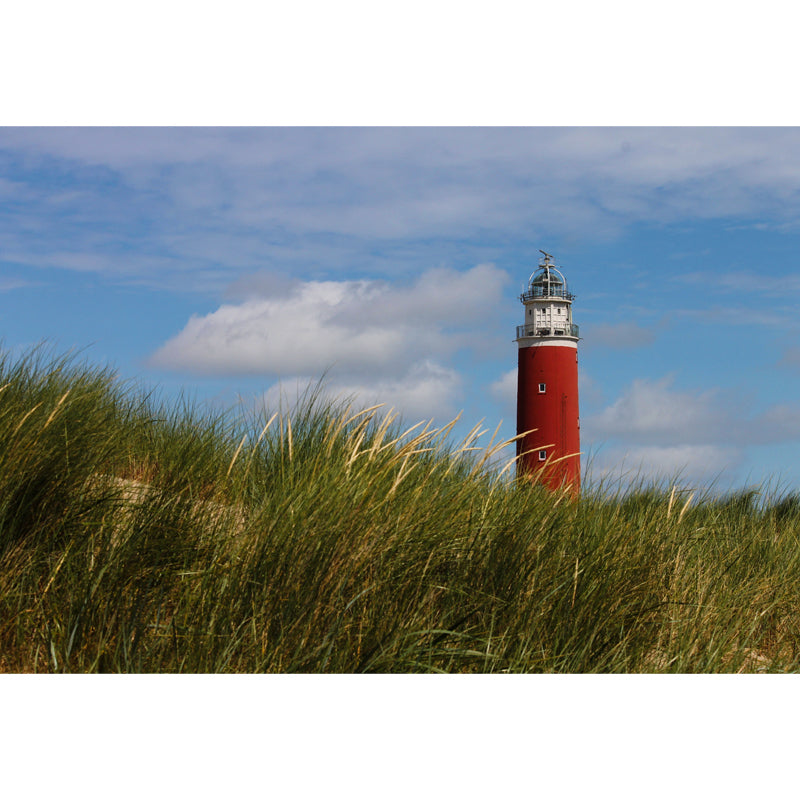 Giant Nautical Mural Wallpaper in Blue Lighthouse Scene Wall Decor, Custom Printed Clearhalo 'Wall Decor' 'Wall Mural' 1647387