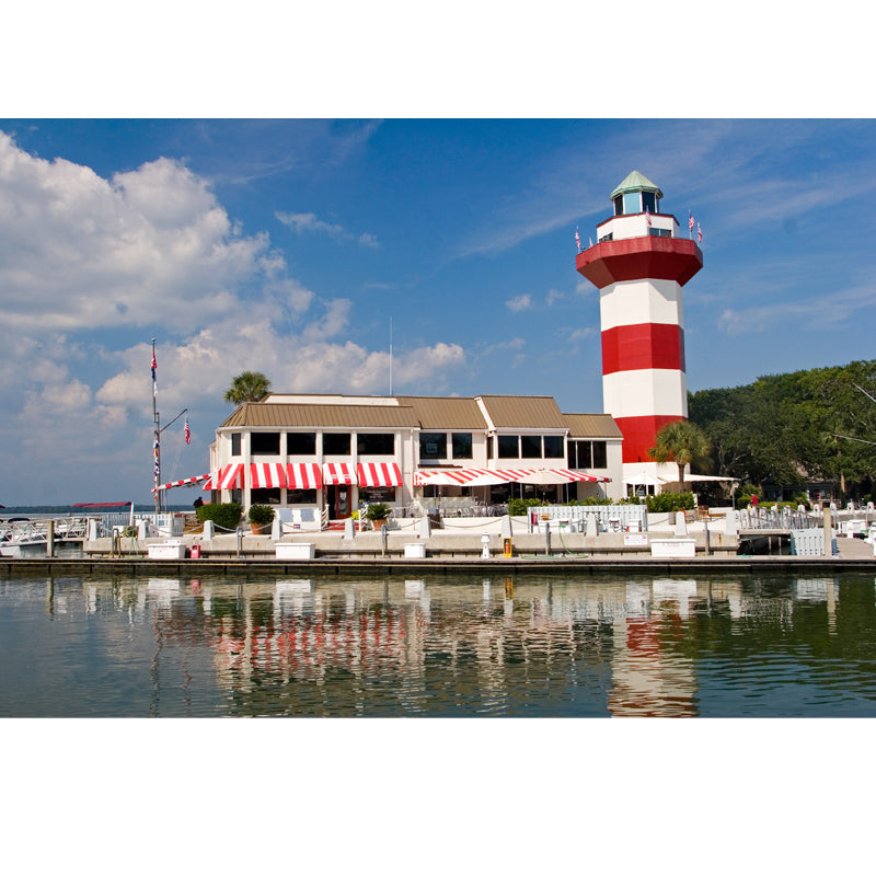 Giant Nautical Mural Wallpaper in Blue Lighthouse Scene Wall Decor, Custom Printed Clearhalo 'Wall Decor' 'Wall Mural' 1647392