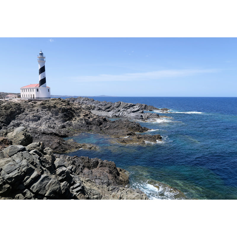 Extra Large Lighthouse Mural Blue Non-Woven Cloth Wall Covering for Bedroom, Custom Clearhalo 'Wall Decor' 'Wall Mural' 1647417