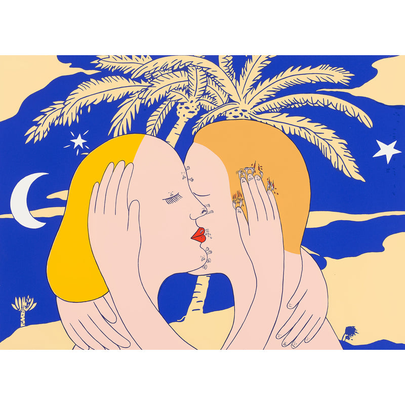 Soft Color Pop Art Mural Contemporary Aesthetic Stain-Proof Wall Decor for Playroom Clearhalo 'Wall Decor' 'Wall Mural' 1647537