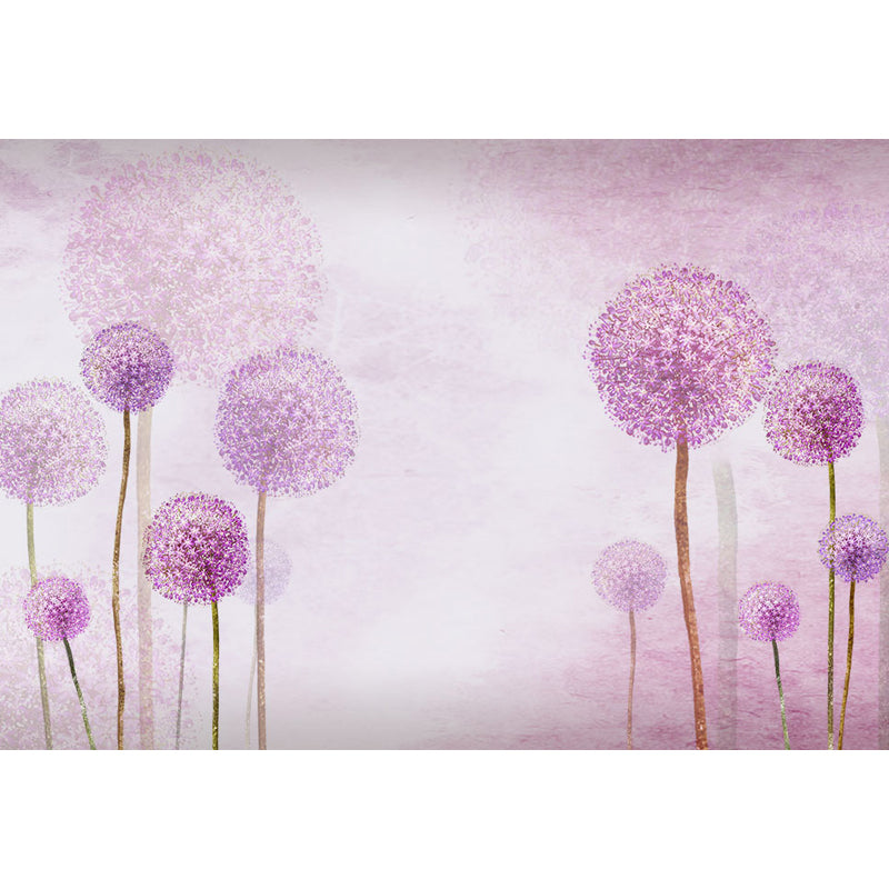 Water Resistant Dandelion Mural Decal Non-Woven Modern Wall Art for Wall Interior Clearhalo 'Wall Decor' 'Wall Mural' 1647688
