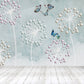 Whole Dandelion Mural Pastel Color Non-Woven Wall Art for Indoor Decor, Personalised Clearhalo 'Wall Decor' 'Wall Mural' 1647697
