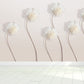 Whole Dandelion Mural Pastel Color Non-Woven Wall Art for Indoor Decor, Personalised Clearhalo 'Wall Decor' 'Wall Mural' 1647712