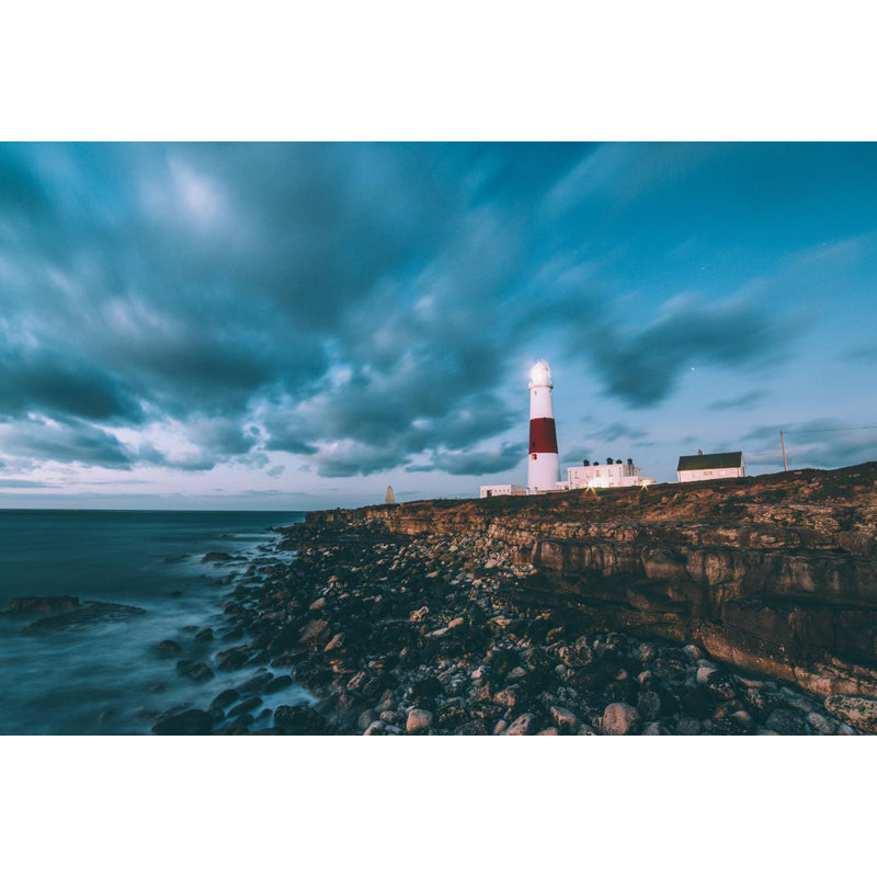 Stain-Proof Beacon in Morning Mural Decal Non-Woven Nautical Wall Decor for Boys Bedroom Clearhalo 'Wall Decor' 'Wall Mural' 1647787