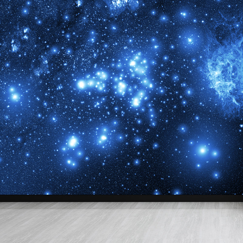 Mysterious Outer Space Mural Wallpaper Contemporary Non-Woven Cloth Wall Covering Clearhalo 'Wall Decor' 'Wall Mural' 1647819