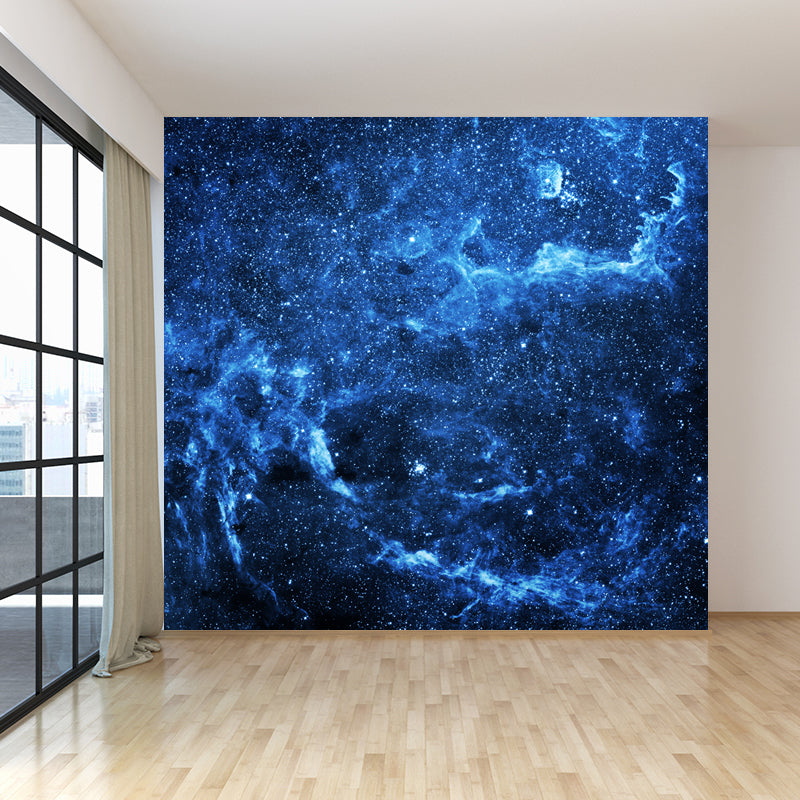 Mysterious Outer Space Mural Wallpaper Contemporary Non-Woven Cloth Wall Covering Clearhalo 'Wall Decor' 'Wall Mural' 1647824