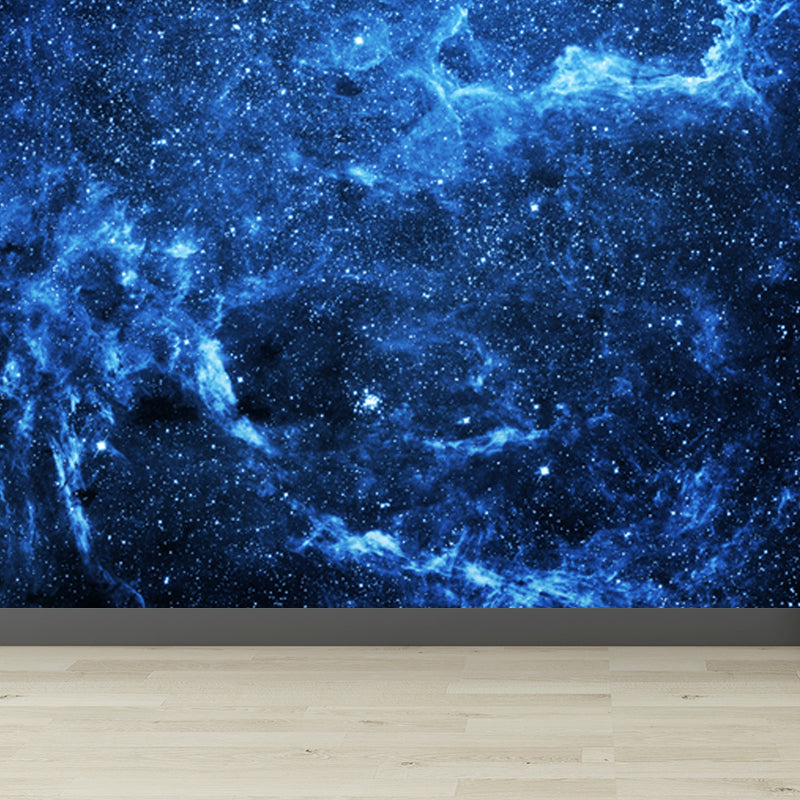 Mysterious Outer Space Mural Wallpaper Contemporary Non-Woven Cloth Wall Covering Clearhalo 'Wall Decor' 'Wall Mural' 1647825