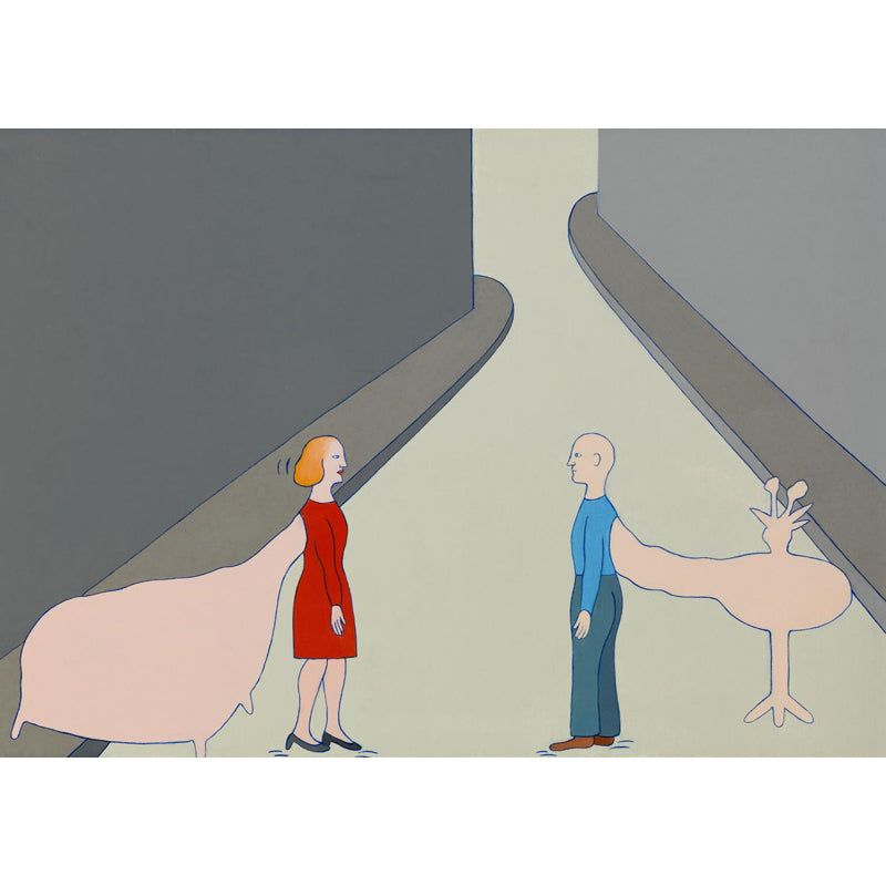 Novelty Figure View Mural Wallpaper Contemporary Art Non-Woven Cloth Wall Covering Clearhalo 'Wall Decor' 'Wall Mural' 1647886