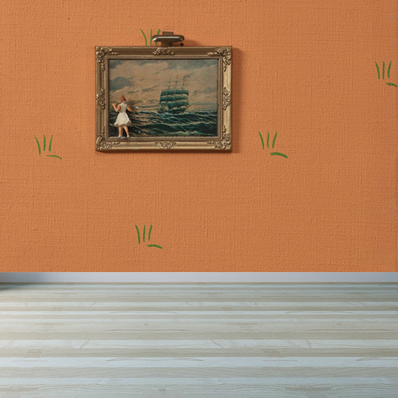 Modern Aesthetics Art Mural Decal Light Color Stain-Proofing Wall Decor for Bedroom Clearhalo 'Wall Decor' 'Wall Mural' 1647900