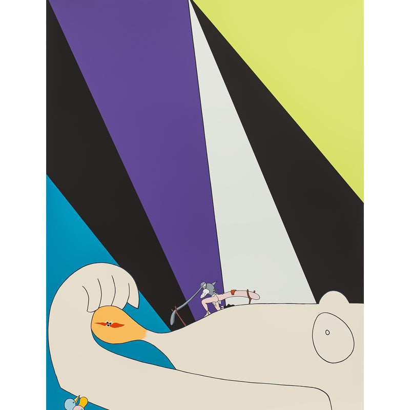 Modern Aesthetics Art Mural Decal Light Color Stain-Proofing Wall Decor for Bedroom Clearhalo 'Wall Decor' 'Wall Mural' 1647916