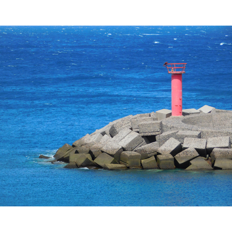 Photography Style Beacon Wall Mural for Living Room, Blue, Custom Size Available Clearhalo 'Wall Decor' 'Wall Mural' 1648251