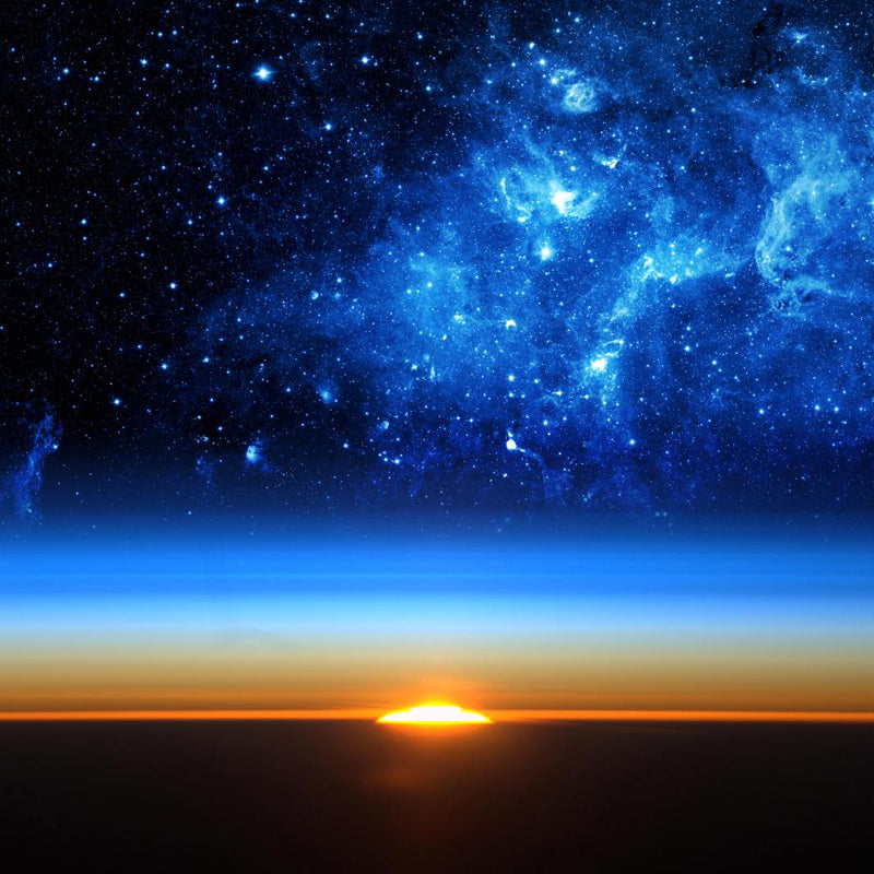 Huge Constellations View Mural for Bathroom Universe Wall Art in Dark Color, Stain-Proofing Clearhalo 'Wall Decor' 'Wall Mural' 1648291