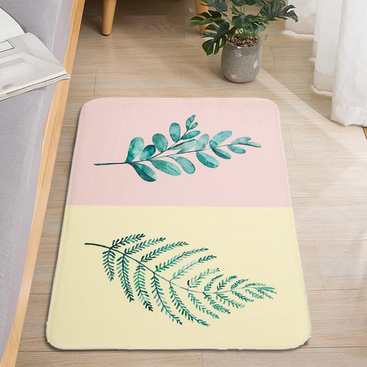 Casual Kids Rug in Pink and Yellow Botanical Cactus Aloe Pattern Rug Polyester Anti-Slip Carpet for Children's Room Clearhalo 'Area Rug' 'Rug' 1648450