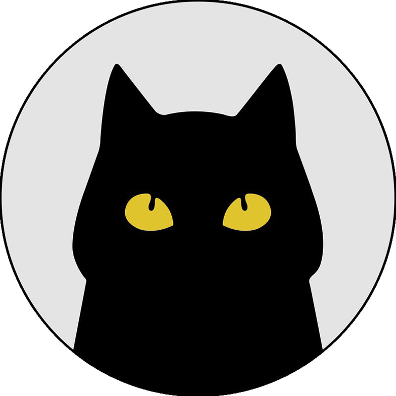 Grey Child's Room Rug Kids Animal Cat Funny Expression Pattern Area Rug Polyester Stain-Resistant Carpet Clearhalo 'Area Rug' 'Rug' 1648513