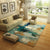 Blue and Brown Bedroom Rug Modern Abstract Painting Pattern Area Rug Polyester Washable Carpet Blue Clearhalo 'Area Rug' 'Modern' 'Rugs' Rug' 1649122