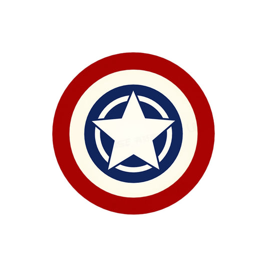 Red and Blue Round Wall Light Cartoon LED Acrylic Wall Lighting with Star Pattern in Warm/White Light Clearhalo 'Wall Lamps & Sconces' 'Wall Lights' Lighting' 1649786