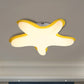 Cartoon Starfish Flush Ceiling Light Acrylic LED Bedroom Flush Mount Fixture in White/Pink/Yellow Clearhalo 'Ceiling Lights' 'Close To Ceiling Lights' 'Close to ceiling' 'Flush mount' Lighting' 1650013