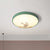 Round Ceiling Light Fixture Modern Acrylic Green LED Flush Mount Ceiling Light with Deer Pattern Green Clearhalo 'Ceiling Lights' 'Close To Ceiling Lights' 'Close to ceiling' 'Flush mount' Lighting' 1650287