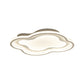White/Blue Cloud Shape Flush Mount Lamp Modernist Metallic LED Ceiling Light Fixture for Nursery Room, Warm/White Light Clearhalo 'Ceiling Lights' 'Close To Ceiling Lights' 'Close to ceiling' 'Flush mount' Lighting' 1650338
