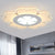 White Floral Flush Light Fixture Contemporary LED Acrylic Flush Mount Lamp for Living Room White Clearhalo 'Ceiling Lights' 'Close To Ceiling Lights' 'Close to ceiling' 'Flush mount' Lighting' 1650957