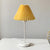 Red/Yellow Folded Night Table Light Cartoon 1 Bulb Paper Reading Lamp with Round Iron Base Yellow Clearhalo 'Lamps' 'Table Lamps' Lighting' 1651148