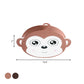 Pink/Coffee Monkey Close to Ceiling Lamp Cartoon LED Metallic Flush Mount Fixture for Children Room Clearhalo 'Ceiling Lights' 'Close To Ceiling Lights' 'Close to ceiling' 'Flush mount' Lighting' 1652071