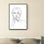 Light Color Minimalism Style Canvas Figure Portrait Wall Art Print for Living Room White Clearhalo 'Art Gallery' 'Canvas Art' 'Contemporary Art Gallery' 'Contemporary Art' 'Minimalism' 'Minimalist Art Gallery' 'Scandinavian' Arts' 1652253