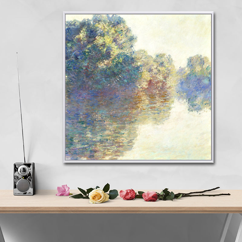 Textured Scenery Painting Wall Art Canvas Print Farmhouse Wall Decor for Living Room Clearhalo 'Art Gallery' 'Canvas Art' 'Country Art Gallery' 'French Country' 'Rustic' Arts' 1652300