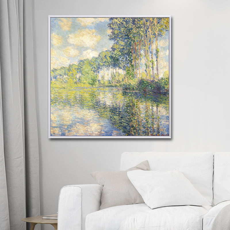 Textured Scenery Painting Wall Art Canvas Print Farmhouse Wall Decor for Living Room Clearhalo 'Art Gallery' 'Canvas Art' 'Country Art Gallery' 'French Country' 'Rustic' Arts' 1652307