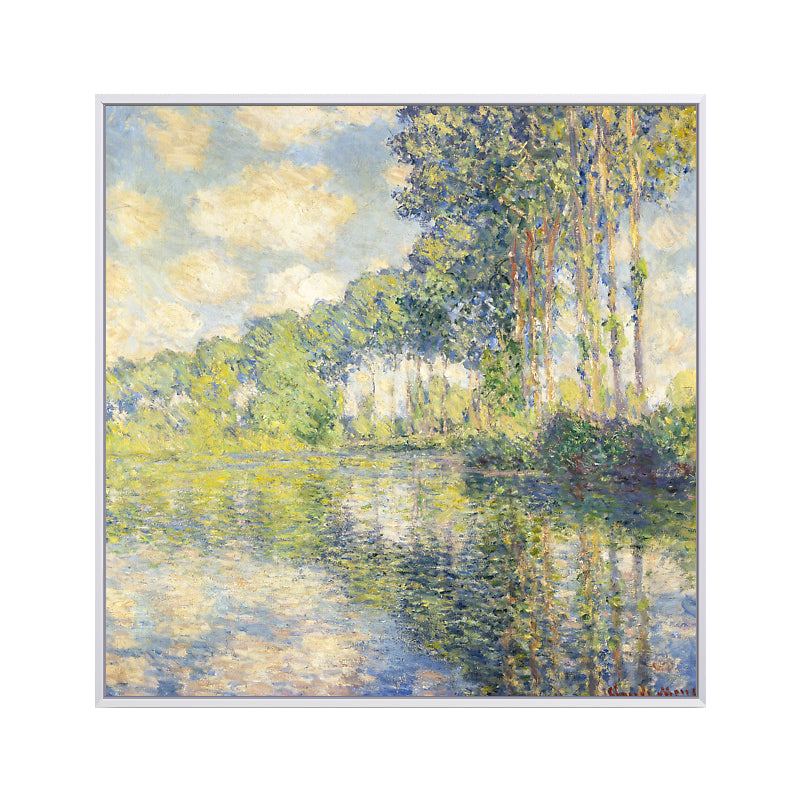 Textured Scenery Painting Wall Art Canvas Print Farmhouse Wall Decor for Living Room Clearhalo 'Art Gallery' 'Canvas Art' 'Country Art Gallery' 'French Country' 'Rustic' Arts' 1652309